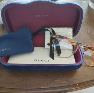Gucci clear Club master glasses